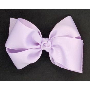Purple (Lavender) Grosgrain Bow - 6 Inch